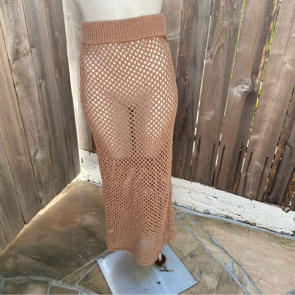 MONDAY SWIMWEAR CAPE MAY SKIRT - HUSK CROCHET size small - Picture 7 of 12